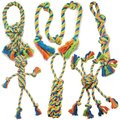 Griggles Griggles US0641 13 10 Crazy Eight Mighty Bright Rope Dog Toy US0641 13 10